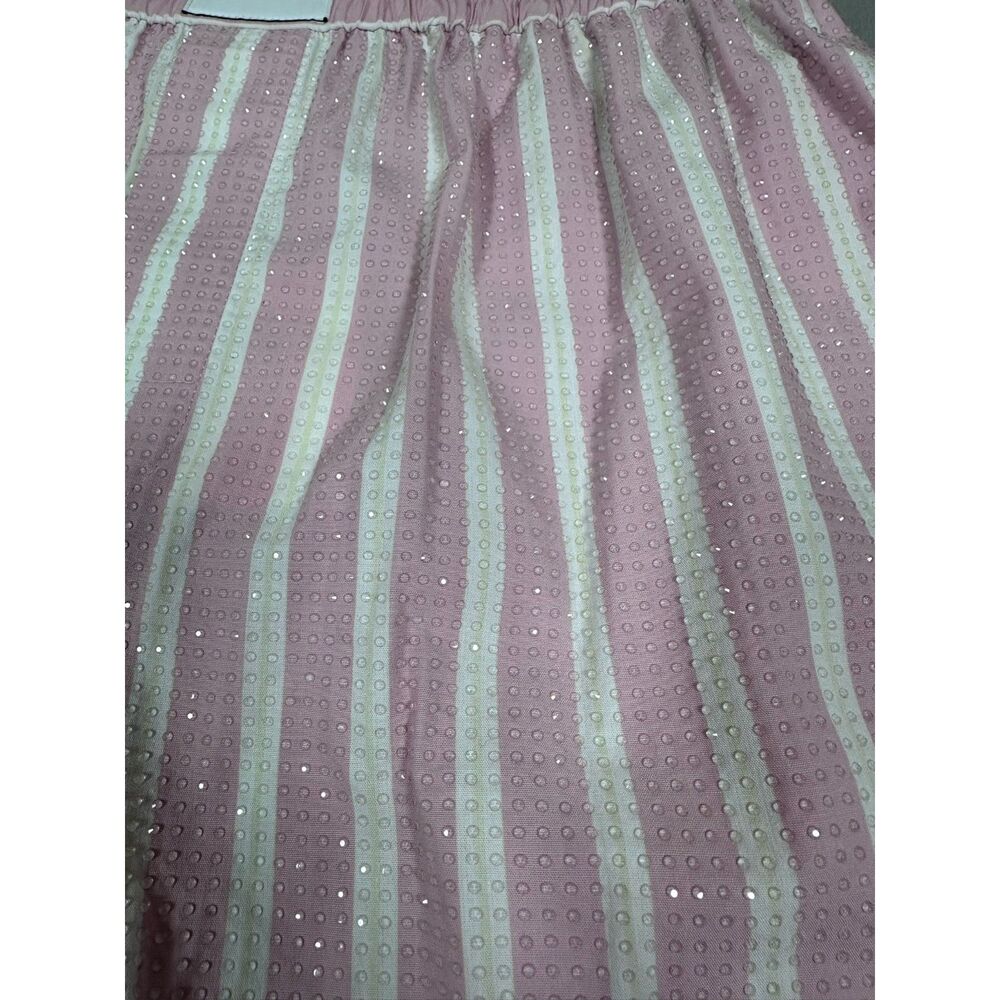 Alexander Wang Pink/ White Classic Boxer Shorts w Clear Bead in Size XS - Picture 2 of 7